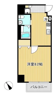 ライジングプレイス巣鴨【5階】の間取り