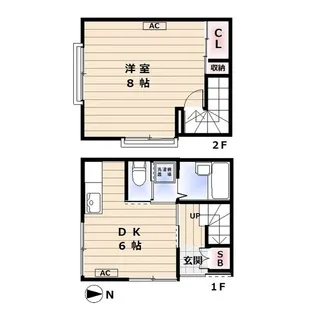 東京都中野区本町2【一戸建】の間取り