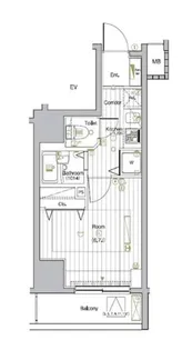 シーネクス本駒込【8階】の間取り