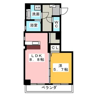 Ju・Ju【3階】の間取り