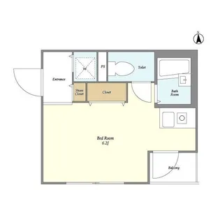 DRホームズ品川戸越【2階】の間取り