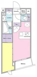 アジールコート西馬込【5階】の間取り