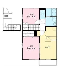 プルミエール野澤 G【2階】の間取り