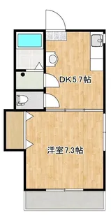 新南部ロイヤルハイツ【1階】の間取り
