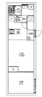 MAXIV CITY文京小石川【3階】の間取り