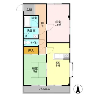 ヴィラ・ウインズ【3階】の間取り