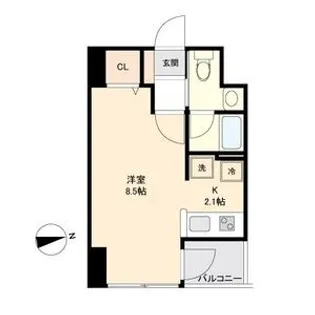 宮城県仙台市宮城野区鉄砲町西【マンション】の間取り