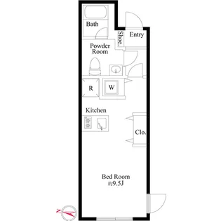 MDM池尻大橋II【1階】の間取り