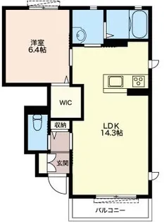 アイリスB【1階】の間取り