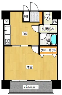 ロマネスク松原【5階】の間取り