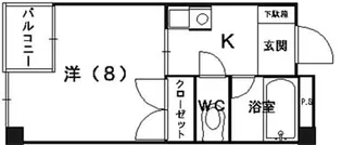 ジ・アトリウム【6階】の間取り