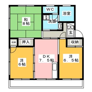 グレイスハイツ【4階】の間取り
