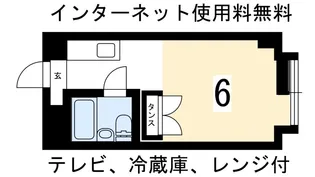 カサデソーラ白川【3階】の間取り