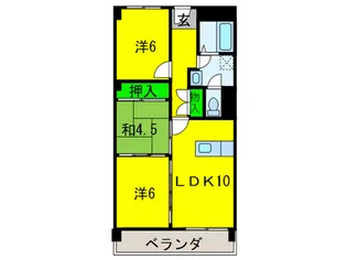 マンションNASHIMA【3階】の間取り