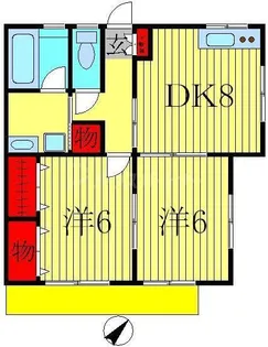 アリエス【1階】の間取り