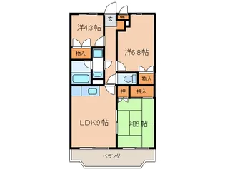 パストラル【1階】の間取り