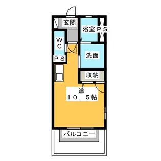 イーストメゾン【1階】の間取り