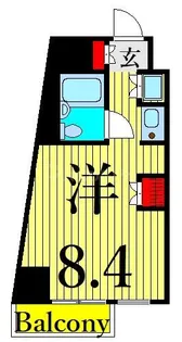 ドルチェ日暮里【2階】の間取り