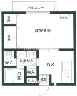 クレスパット弘明寺【2階】の間取り