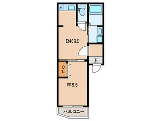 AIGIA【2階】の間取り