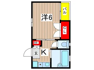 エスポアールヤジマ【2階】の間取り