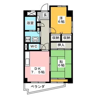 カーサ・ベリオ【4階】の間取り