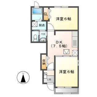 ヴィクトリーIV【1階】の間取り