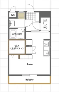 リバーフロント・マリーン【4階】の間取り