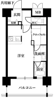 IN SHAPE港【4階】の間取り