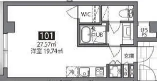 グランヒルズ中落合【1階】の間取り