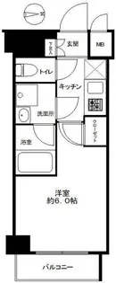 ブライズ大森東DUE【8階】の間取り