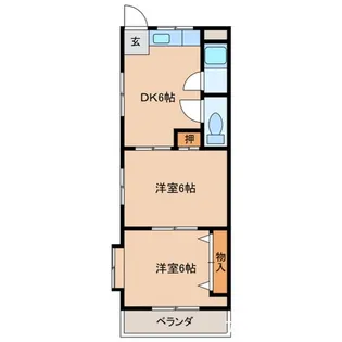 サーパス元町【1階】の間取り