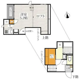 CB坪井シエスタ【1階】の間取り