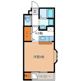 グランシャトレー【2階】の間取り