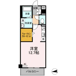 AMAZING GRACE 幸【3階】の間取り