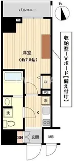 オーキッドレジデンス上野【7階】の間取り