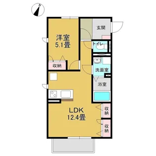 コーポマコト【2階】の間取り