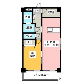 メゾンドマーブル【2階】の間取り