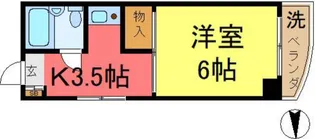 エメラルドマンション【4階】の間取り