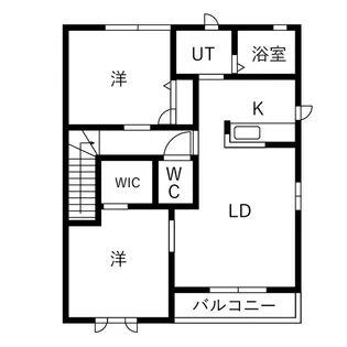 レジェンド・ヤマトE【2階】の間取り
