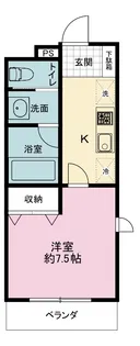 マナベビル【3階】の間取り