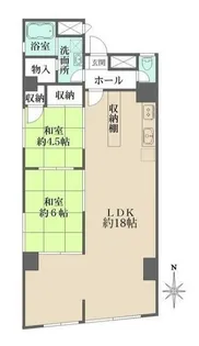 目白が丘マンション【8階】の間取り