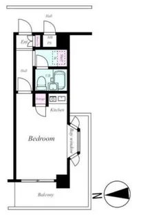 品川大井町スカイレジテル【3階】の間取り