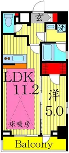 グランドコンシェルジュ吾妻橋【3階】の間取り