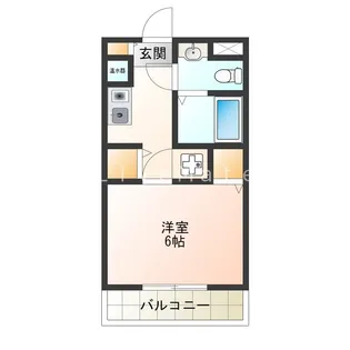 リバーサイド樫の木【3階】の間取り