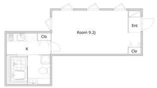 トリアーディSELENE亀戸【1階】の間取り