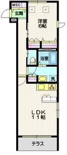 代官山テラス【1階】の間取り
