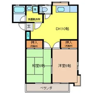 アレスト一区町 I号棟【1階】の間取り