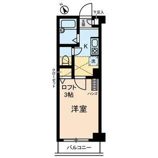 エル市ヶ谷【2階】の間取り