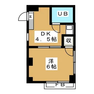 コーポ玉木【3階】の間取り